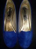 SLIPPER CAMURÇA AZUL CANETA