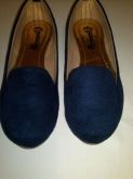 Slipper camurça azul